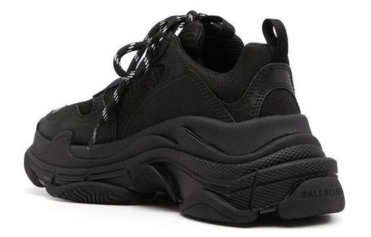 (WMNS) Balenciaga Triple S 'Black' 524036W2CA11000 #