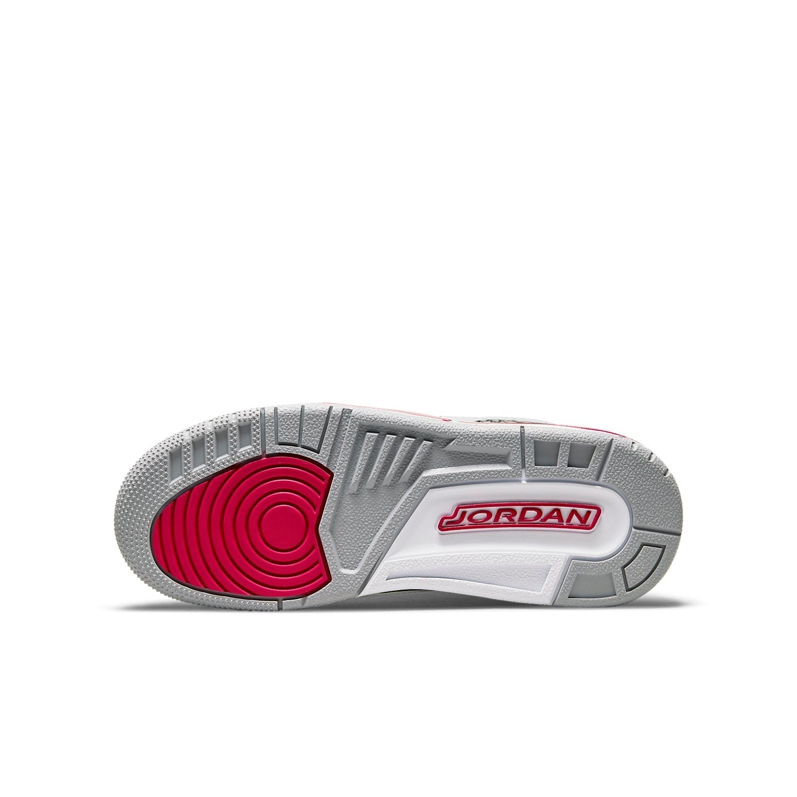 (GS) Air Jordan 3 Retro 'Cardinal Red' 398614-126 #