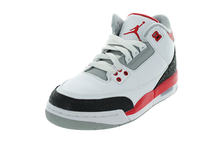 (GS) Air Jordan 3 Retro 'Fire Red' 2007 834014-161 #