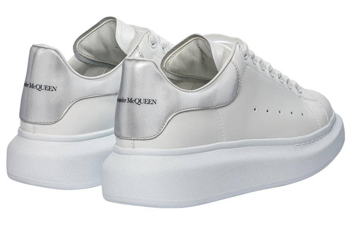 (WMNS) Alexander McQueen Oversized Shoes 'Cream White Silver' 718232WICGI9071 #