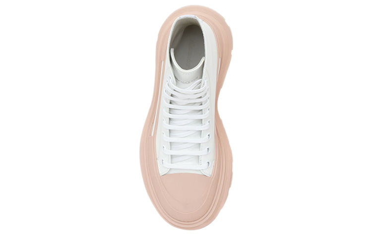 (WMNS) Alexander McQueen Tread Slick Boot 'White Pink' 633900WHYK39402 #
