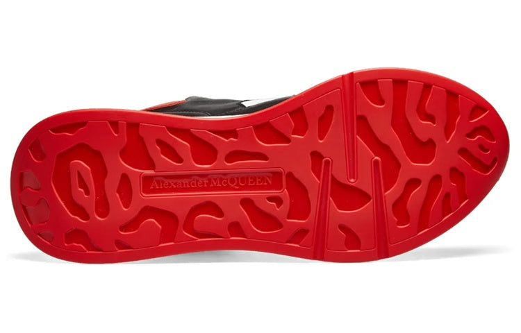 Alexander McQueen Oversized Running Sneakers 'Black White Red' 552042WHT9E1091 #