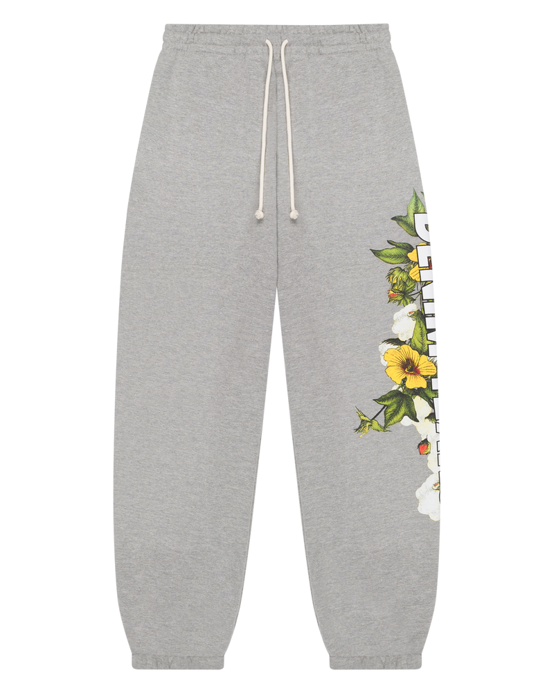 DT Floral Logo Sweatpant Black