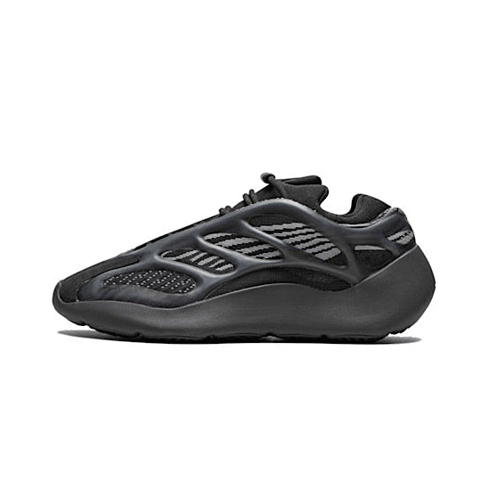Adidas Yeezy 700 V3 Alvah – Black Monochrome Upper with Fluorescent TPE Cage and AdiPRENE Sole