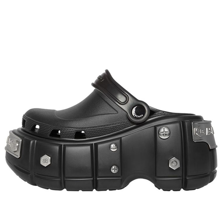 Balenciaga Hardcrocs Slide x Crocs 'Black' 687397W1S8N1081 #