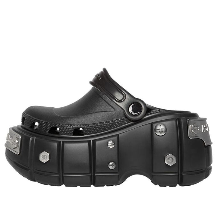 Balenciaga Hardcrocs Slide x Crocs 'Black' 687397W1S8N1081 #