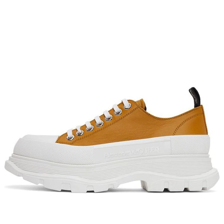 Alexander McQueen Tread Slick Sneakers 'Tan White' 627225WHZP27169 #