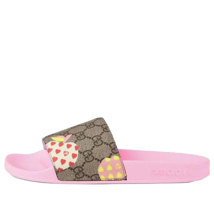 (WMNS) Gucci Slide Les Pommes Slide Sandal 'Light pink' 664213-22K00-8919 #